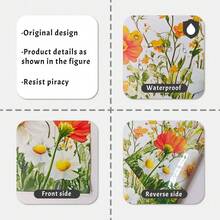 1 Set Painted Glass Ivy Window Sticker, Double-Sided Printed Evergreen Green Leaf Plant Decor, Glue-Free Static Cling Reusable PVC Sticker, Suitable For Kitchen Sink, Bathroom Mirror, Home Office Window, Bedroom, Balcony Anti-Collision Glass Door, Apartment Tenant Elegant Aesthetic Art Decoration - one-size - View 7