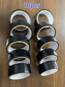 10 Rolls Black Electrical Insulation Tape, Heat Resistant, Waterproof, Flame Retardant, Strong Adhesion, Suitable For Indoor/Outdoor Wiring, DIY Projects And Professional Use - A - View 9
