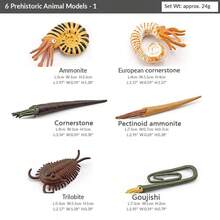 Children's Prehistoric Era Fossilized Creatures Toys, 12-Piece Model Set Of Prehistoric Creatures, Small Toys For Learning About Prehistoric Creatures - Multicolor - View 2