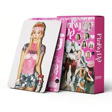 New 55pcs KATSEYE Photocard Single Album Pink Star KP OP Merchandise LOMO Card - Card - View 6