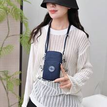 meetself 1pc Women's Mini Cell Phone Crossbody Bag, Lightweight Oxford Cloth Multi Zipper Pocket Purse, Adjustable Strap Small Shoulder Bag For Daily Travel - Multicolor - View 4