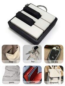 Piano-Shaped Stress-Relief Keychain.Bag Charm,Dfidget Designed Specifically.Press Keys Relieve Stress,Boost Focus.Birthdays,Parties,Holidays.Gifts - Multicolor - View 6