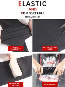 180g Vertical Ribbed Thermal Lined Warm Tights For Women, High Elasticity Slim Fit Leggings, Suitable For Work And Daily Wear In Autumn/Winter - Multicolor - View 6