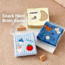 Pet Cartoon Wallet Dog & Cat Squeaky Toy With Crinkle Paper, Treat Dispensing Sniffing Puzzle Toy For Boredom Relief And Self-Entertainment - Multicolor - View 5