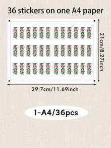 Custom Christmas Name Stickers, Personalized Holiday Letter Decals, Customized Gift Wrap Labels, Customizable Name Stickers For Presents, Christmas Party Decor, Xmas Label Sticke, Holiday Envelope Seals, Holiday Gift Tags 2026,Christmas Gift Stickers - Style B - View 18