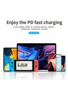 1-3入 20W 快充 USB C 壁式充電器，耐用 Type-C 轉接頭，適用於 iPhone - 美規A型插(110-127V) - 查看 8