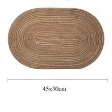 1pc/2pcs/4pcs/6pcs Minimalist Diatom Mud Heat-Resistant Insulated Table Mat, Cup & Bowl Countertop Drain Pad, Wear-Resistant & Stain-Resistant Dining Table Mat - Brown - View 6