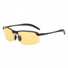 1 Pair Anti-Glare Day & Night Vision Driving Glasses, Photochromic Driving Eyewear Suitable For Various Driving Scenarios - A - View 8