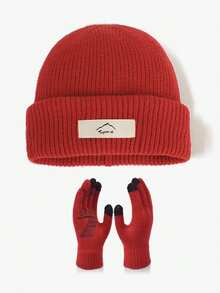 JOYLORD 2 buah Topi Balaclava Rajut Musim Dingin Wanita, Pelindung Telinga Hangat, Bahan Akrilik, Masker Pelindung Leher dan Wajah Anti Dingin - Set 2 potong - View 4
