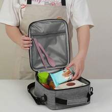 1PC Thickened Leak-Proof Insulated Lunch Bag, Portable Cold-Keeping Fresh-Keeping Tote Bag For Office Workers, Lunch Box Bag - Multicolor - View 1