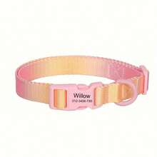 Adjustable Soft Nylon Pet Collar For Small, Medium And Large Dogs - Fashionable Color Block, Stylish And - Multicolor - View 19
