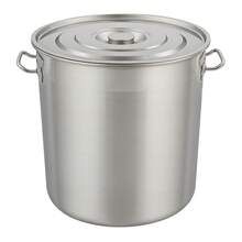 Silver 53Qt 201 Stainless Steel Stockpot With Lid Large Capacity Multi‑Function Soup Pot For Home Commercial Catering - View 9