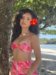 3pcs Hawaiian Hibiscus Flower Hair Clips, Colorful Artificial Tropical Floral Hairpins For Summer Beach Party - Multicolor - View 11