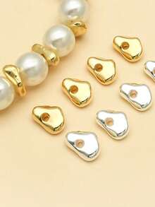 10/20/30pcs Multiple Asymmetrical DIY Jewelry Making Spacers, Suitable For Bracelet, Anklet, Necklace Making - Spacer Beads - View 3