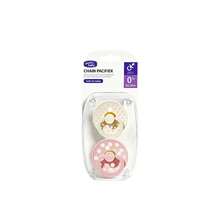 2pcs Baby Pacifiers, Breast-Like Design, Anti-Colic, Breathable, Pink And Blue, Macaron Color, 0-3 Years - Round - View 10