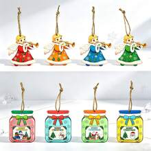 Christmas Theme Decorative Hanging Ornaments, Christmas Decor Atmosphere Enhancer, Christmas Tree Hanging Decorations, Home Decor Hanging Ornaments - Hanging Ornament - View 4