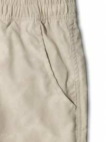 Men's Drawstring Waist Casual Versatile Daily Wear Cargo Pants - White - View 5