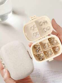 1pc 8-Compartment Daily Pill Box, Portable Weekly Travel Pill Organizer, Pocket Pill Box, Wallet Dispenser, Moisture-Proof Pill Storage Container, Suitable For Carrying And Travel Essentials - Multicolor - View 11