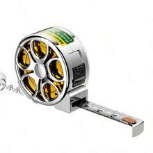 1pc Mini Keychain Tape Measure 78.74 Inch Steel Tape, Industrial Grade Portable Hanging Decoration Exquisite Small Steel Ruler, Metric And Imperial Dual Scale, Multi-Functional Steel Tape Measure Gift, Absolutely Beautiful Small Gift, Best Gift For DIY Craft Enthusiasts (Sticker Color Random) - Tape Measure - View 9
