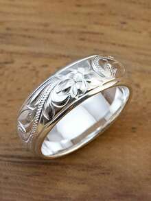 1pc Men's Charm Ring, Suitable For Party Wear, Valentine's Day Gift - 1# - View 13