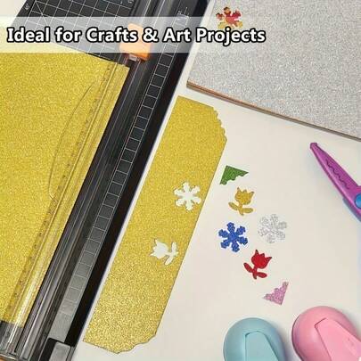 55/30pcs Glitter Cardstock, With Shimmering Surface - Ideal For Scrapbooking, Party Decorations, And Birthdays - Suitable For All Skill Levels