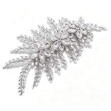 1pc Shiny Elegant Party Iron Headband Bridal Wedding Hair Accessory For All Seasons - Silver - View 6