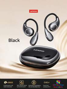 Lenovo 2026 Open-Ear Wireless Headphones With Ear Hook, Intelligent Noise Reduction For Calls, Long Battery Life, Digital Battery Display, Comfortable Stable Fit, Ideal For Outdoor Sports - View 13
