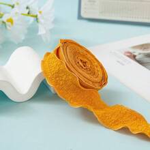 Pleated Chiffon Ribbons DIY Bowknot, Flower Bouquet Wrapping, Macarons Colorful Ribbons, Flower Shop, Cake Craft Materials Valentine's Day - Multicolor - View 38