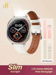 D8 Curved Screen Smart Watch, Ultra-Thin Dual-Sphere Lightweight Body, 1.32-Inch High-Brightness Anti-Glare AMOLED Full Touch Screen, IP68 Waterproof Smart Watch, Suitable For Swimming, Running And Sports, All-Day Fitness Tracking, Compatible With Android And IOS - View 15