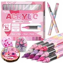 12/96 Colors Acrylic Marker Set, Quick-Drying And Fade-Resistant, Suitable For Painting, Illustration, Craft, Coloring Books, DIY Projects, Suitable For Students And Adults, Also Great Gift For Easter, Thanksgiving, Halloween And Christmas - Sets - View 8