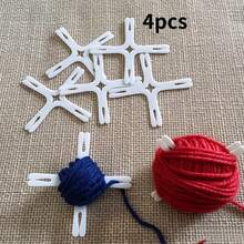 2/4/8pcs Cross-Shaped Yarn Spool, Plastic Yarn Winding Tool, Suitable For Knitting And Crochet, Prevents Yarn Tangling, DIY Craft Accessories, Can Make Pom Poms, Hand-Woven Ornaments, Home Craft Projects, Christmas Holiday Decoration Supplies, Suitable For Craft Enthusiasts - Multiple Styles - View 2
