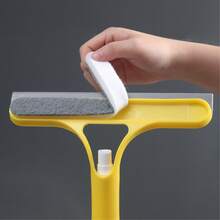 Glass Squeegee With Scraper And Sprayer, 3-In-1 Window Cleaner, Multi-Functional Handheld Window Squeegee, Can Spray, Clean And Scrape, Suitable For Windows, Tiles, Car Windshields, Mirrors, Bathroom Cleaning Tool, Kitchen, Bathroom, Home Household Items - Multicolor - View 6
