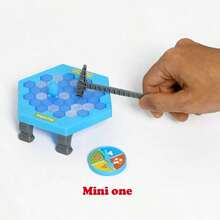 1pc Icebreaker Game Save The Penguin Desktop Game, Family Educational Board Game, Halloween/Christmas Game Gift - Multicolor - View 3