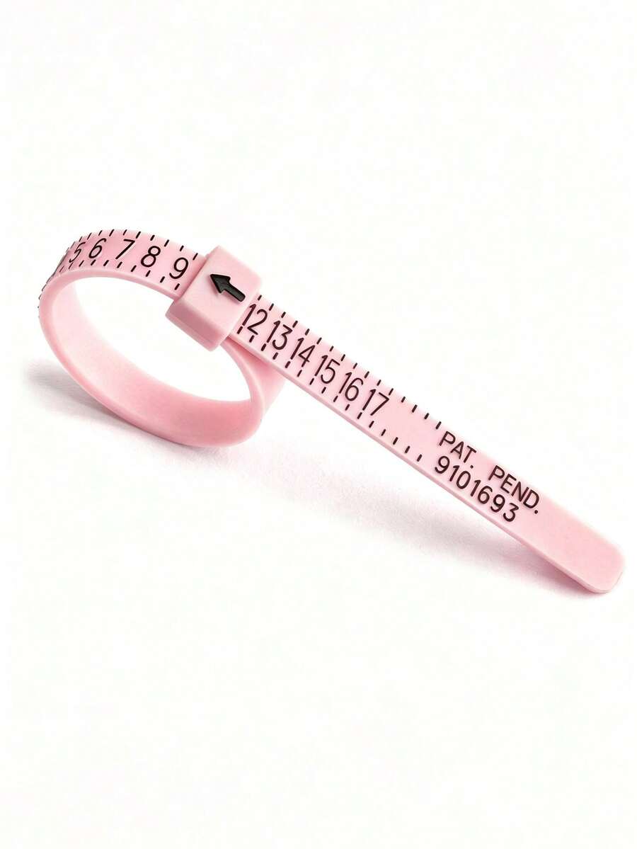 1pc Adjustable Ring Sizer - Pink - View 1
