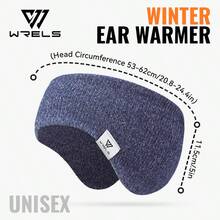 WRELS 1件裝冬季保暖耳罩，單車滑雪頭盔保溫內襯耳罩，加厚純色柔軟毛絨耳罩，男女通用時尚保暖防風耳罩，適合日常運動 - 彩色 - 查看 19