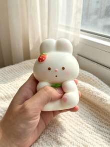 Sweet Strawberry Bunny Squishy, Soft Slow Rebound Fidget Toy, Cute Sensory Stress Relief, Christmas Gift, New Year Present For Women Girls - Multicolor - View 7