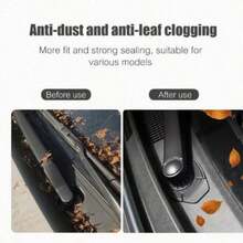 20pcs Cable Ties + 6pcs Wiper Blade Protection Clips, Wiper Blade Protection Bracket, Wiper Blade Arm Protective Sleeve And Wiper Arm Nut Cover, Universal Windshield Wiper Arm Hole Protective Cover For Cars, Trucks And SUVs, Wiper Arm Nut Cover, Car Wiper Arm Hole Protective Pad - Windshield Protector With Blade Debris Removal Design, Suitable For Various Car Models, Car Protector, Universal Cable Ties And Button Zipper Straps - Cable Tie + Dust Cover - View 3