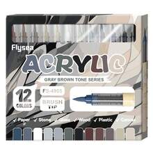 12/96 Colors Acrylic Marker Set, Quick-Drying And Fade-Resistant, Suitable For Painting, Illustration, Craft, Coloring Books, DIY Projects, Suitable For Students And Adults, Also Great Gift For Easter, Thanksgiving, Halloween And Christmas - Sets - View 15