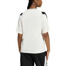 Adidas 3-Stripes Tiro Women's Crewneck Slim Fit Striped Football Jersey - White - View 3
