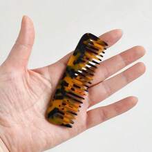 1pc Vinegar Comb, Unisex Portable Anti-Static Wide Tooth Small Comb, Minimalist Hair Accessory, Travel Portable, Length 9.8cm - Multicolor - View 4