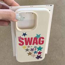 波點 SWAG 手機殼，適用於 iPhone 17、17 Pro、17 Pro Max、16 Pro、16 Pro Max、14、15、16、13、14、15、12、11 Pro Max、Plus，亮面、耐用、防刮、時尚且有風格，完美禮物 - 彩色 - 查看 5