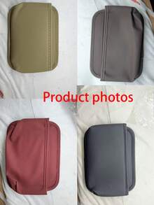 Car Storage Bag Adhesive Back Driver/Passenger Center Console Storage Box Multi-Function Seat Gap Organizer Box Car Interior Storage Organizer Box Car Accessories - Multicolor - View 11