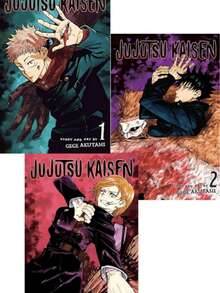 Conjunto de libros jujutsu kaisen 1,2 y 3 pasta blanda mangas - Conjuntos - Ver 3