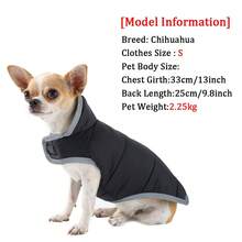 1PC Autumn/Winter Pet Jacket Thick Warm Reversible Dog Clothes Outdoor Windproof Coat For Small Medium Dogs Pets Apparel - Multicolor - View 6