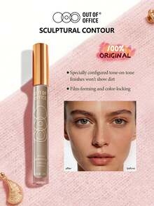 OUT OF OFFICE Kontur yang Membentuk Tubuh, Tekstur Krim Halus, Formula yang Mudah Dibaurkan, Mudah Diaplikasikan, Tahan Lama, Hasil Akhir Ringan, Warna Alami, Perlengkapan Makeup Harian, Untuk Pemula, HADIAH, 3ml/0.1 fl.oz - KONTUR PATUNG - View 2