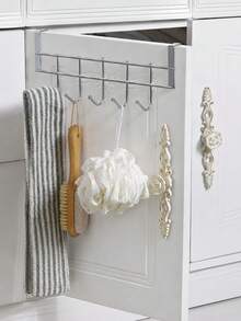 1 buah Gantungan Belakang Pintu Kabinet 24cm/9,45in, Rak Gantung Belakang Pintu Dapur, Rak Gantung Peralatan Dapur dan Handuk Hemat Ruang Tanpa Bor, Cocok untuk Sendok, Gunting, Sarung Tangan Oven, Handuk Kamar Mandi dan Organizer Gantung Pintu Penyimpanan Rumah, Rak Penyimpanan Dapur, Perlengkapan Dapur, Rak Penyimpanan, Rak Gantung, Peralatan Dapur, Organizer Dapur, Gadget Dapur - A - View 4