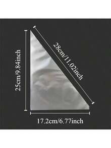 20/50/100/200 Pcs Disposable Triangular Pastry Bags - For Cake Decorating, Cookies, Cupcakes, And DIY Desserts, Kitchen And Dining Essentials - Multicolor - View 3