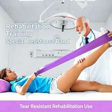 Resistance Bands-Multi-Colored Fitness Bands With A 10lb Resistance Level; Latex Stretching Bands Suitable For Yoga, Pilates, Physical Therapy, And Home Workouts. - Multicolor - View 9