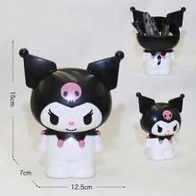 SANRIO 1pc Melody Style Pen Holder Makeup Brush Storage Bucket Desktop Organizer Decorative Gift - View 5
