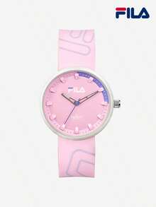 FILA Fashionable Sports Quartz Watch, 9mm Slim Fit, Comfortable And Versatile Silicone Strap, Three Colors Available, Daily Waterproof - Round Dial - View 10